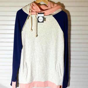 Ampersand Avenue Unicorn Hugs DoubleHood Sweatshirt Size L